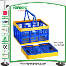 Convenient Plastic Foldable Shopping Basket